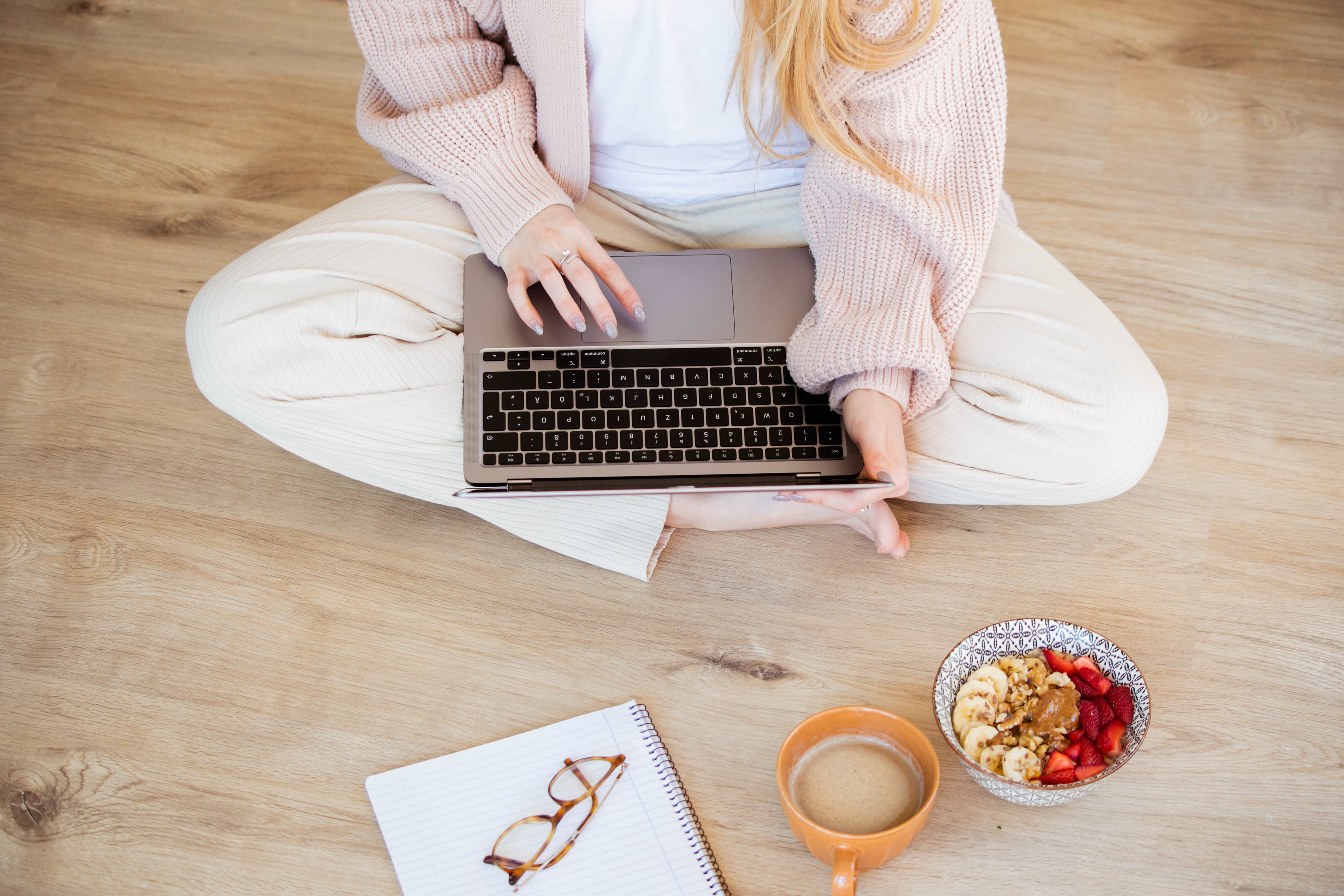 Woman Working from Home